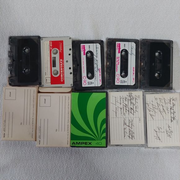 Vintage Cassette Tape Storage Case. 15 Recorded Cassettes, 2 Extra Cover 1980's - Picture 12 of 16